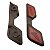 Borracha Protetor Bagageiro Vermelho Xre190 Bros 125 150 160 - Imagem 6