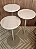 Mesa Lateral Cristal/Pedra Travertino - Imagem 2