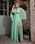 Vestido de festa longo azul serenity (Modelo 1007) - Imagem 3