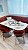 Conjunto Banco Atenas 130cm X 220cm / mesa resina 80X160 / 2 cadeiras - Imagem 3