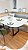 Conjunto Banco New Slim Reto 160cm / mesa folha resina 160cm X 90cm / duas cadeiras patiner - Imagem 1