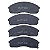 Pastilha De Freio Dianteira Fiat Ducato 03/Besta Furgao/Gs 2.7/3.0 99/Bongo 2.5 16V 15/ - Imagem 1