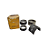 Bronzina Fixa Volkswagen Motor 1.3 / 1.5 / 1.6 Interno 0,50 Externo 0,25MM - Imagem 1