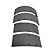 Lona De Freio Ford F400/F4000 75/98 AG 1600/1800 90/94 4500D/5000D 94/98 - Imagem 2