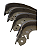 Sapata De Freio Para Mercedes Benz 180D Hyundai H100 93/ Sistema Lucas - Imagem 3