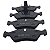 Pastilha Do Freio Dianteiro Chevrolet Omega 3.0/4.1 92/98 Suprema 3.0/4.1 93/98 Cobreq - Imagem 2