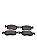 Pastilha De Freio Dianteira Ford Escort / Veron 2.0 93/97 / Volkswagen Gol GTI 16v 93/97 / Logus / Poiter 2.0 93 - Imagem 2