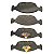 Pastilha De Freio Dianteira Volkswagen Gol/Santana 1.8/2.0 94/ Parati 1.8/2.0 Com ABS 95/ Saveiro 2.0 Com ABS 98/ Syl - Imagem 1