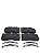 Pastilha De Freio Dianteira / Traseira  Mercedes Bens 712 / 812 / 814 / 914 / 915 98 - Imagem 1