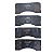 Pastilha De Freio Dianteira Para Ford Cargo C1113/C1114/C1117 - Imagem 2