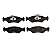 Pastilha De Freio Dianteiro Para Mitsubishi L200 1.6/2.0/2.5 87/02 L300 89/ - Imagem 1
