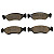 Pastilha De Freio Dianteiro Para Mitsubishi L200 1.6/2.0/2.5 87/02 L300 89/ - Imagem 3