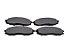 Pastilha De Freio Dianteira Nissan Frontier 2WD / 4WD 03/04 / Xterra 2.8 03 / Terrano D-22 4x4 03 - Imagem 2