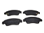 Pastilha Freio Dianteira Honda Fit 1.4 02/08  Civic 1.6 91/95 Jazz 1.2 1.4 02/05 Logo 1.3 99/02 Civic Coupe 1.5 LSI 94/95 Civic  1.5 16V VTEC 93/96 Civic  1.4i 16V 93/96 - Imagem 1