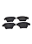 Pastilha De Freio Traseira Citroen C4 Pallas Exclusive 2.0 16v 05 / Peugeot 307 16v 04 - Imagem 1