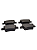 Pastilha De Freio Traseira Citroen C4 Pallas Exclusive 2.0 16v 05 / Peugeot 307 16v 04 - Imagem 3
