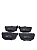 Pastilha De Freio Traseira Para JAc J5/J6 1.5 11/ Kia Cerato 1.6/2.0 06/08 Spect 04/ Hyundai Elantra 94/06 - Imagem 1