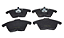 Pastilha De Freio Dianteira Citroen C4 2.0 16v 06/10 / Peugeot 307 2.0 03 / 308 1.6/2.0 09 Freelander 2.2 / 3.3 06 - Imagem 1