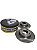 Par Disco De Freio Dianteiro Ford Fiesta 1.0/1.3 96/16 Kz 1.0 97/13 1.3 97/00 Courier 1.3 97/ Solido - Imagem 1