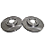 Par Disco De Freio Dianteiro Volkswagen Saveiro Com ABS 98/09 Gol Gti 95/01 Parati 96/ Polo 1.8 96/ Ventilado - Imagem 2
