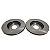 Par Disco De Freio Dianteiro Volkswagen Saveiro Com ABS 98/09 Gol Gti 95/01 Parati 96/ Polo 1.8 96/ Ventilado - Imagem 4