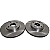 Par Disco De Freio Dianteiro Toyota Corolla 1.6 / 1.8 16V 03/08 Fielder 1.8 16V 04/08 Ventilado - Imagem 2