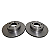 Par Disco De Freio Dianteiro Ford Ranger 4X4 Com Ou Sem ABS 95/11 Explorer 4X4 95/96 Ventilado Sem Cubo - Imagem 2