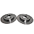 Par Disco De Freio Traseiro Ford Focus 1.6 8V 03/07 1.8 16V 01/04 2.0 16V 00/07 Solido - Imagem 2