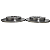 Par Disco De Freio Traseiro Ford Focus 1.6 8V 03/07 1.8 16V 01/04 2.0 16V 00/07 Solido - Imagem 3