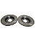 Par Disco De Freio Traseiro Ford Fusion 2.3 06/ 2.5 10/ Solido - Imagem 4