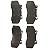 Pastilha De Freio Dianteiro Mercedes Benz 610/709/712/812/814/912 92/ - Imagem 1
