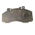 Pastilha De Freio Dianteiro Mercedes Benz 610/709/712/812/814/912 92/ - Imagem 2