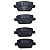 Pastilha De Freio Traseira Land Rover Freelander 2.2/3.2 07/ Ford Mondeo 1.6/2.0 07/ Frasle - Imagem 1