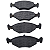Pastilha De Freio Dianteira Fiat Uno Mille 01/Palio 1.0/1.5/1.6 96/98 Siena 1.5/1.6 /98 Fiorino /93 - Imagem 3