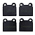 Pastilha De Freio Dianteira Volkswagen Fusca 1.6 93/96 Brasilia 73/82 Variant 69/77 - Imagem 1