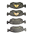 Pastilha Do Freio Dianteiro Fiat Siena/Palio 1.6 97/98 Tempra 2.0 94/ Tipo 2.0 94/98 Uno Turbo 94/98 Syl - Imagem 1