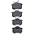 Pastilha De Freio Traseira Volkswagen Saveiro 15/ Jetta 11/Nivus/Fluence 11/ Megane 07/Peugeot 307 03/308 C4 07/408 11/ Syl - Imagem 3