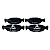 Pastilha De Freio Dianteira Chevrolet Celta/ Agile/ Corsa/ Montana 10/ Prisma 10/12 - Imagem 2