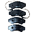 Pastilha De Freio Dianteira Fiat Ducato 2.3/2.8 01/ Ducato Multi 10/ Jumper 2.8 /04 Boxer 2.8 02/ 2.3 10/ - Imagem 2