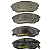 Pastilha De Freio Dianteiro Kia Sorento 2.4/3.3/3.5 V6 02/09 Bosch - Imagem 2
