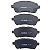 Pastilha De Freio Dianteira Ford New Fiesta 1.5/1.6 16V 10/Ka 1.0/1.5 14/ - Imagem 1