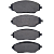 Pastilha De Freio Dianteira Chevrolet Cobalt 1.4/1.8 Com ABS 12/16 Sonic Lt/Ltz 1.6 12/Spin 1.8 12/17 Jurid - Imagem 3