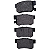 Pastilha De Freio Traseira Honda Civic New Sedan 2.0 16v 07/ Crv 2.0 16v 03/ Accord 02/ Lonaflex - Imagem 3