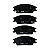 Pastilha De Freio Dianteira Jac J3 1.4 16V 11/ Hyundai Accent 1.3/1.5 94/ - Imagem 3