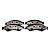 Pastilha De Freio Dianteira Ford Ranger XLT/ XLS/ Sport/ Limited 2.2/2.5/3.2 12/ Troller T4 3.2 20V 15/ - Imagem 2