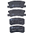 Pastilha De Freio Traseira Mitsubishi Pajero Full 02/08 Outlander 03/ ASX 2.0 10/ Ecopads - Imagem 1