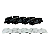 Pastilha De Freio Traseira Discovery IV 2.7/3.0/4.0/5.0 10/ Range Rover - Imagem 3