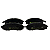 Pastilha De Freio Dianteira Nissan Frontier 2WD/4WD 03/04 Xterra 2.8 03/ Terrano D-22 4X4 03/ - Imagem 2
