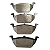 Pastilha De Freio Dianteira Volkswagen Gol G5 1.0/1.6 08/ G6 1.0/1.6 13/ Jurid - Imagem 4