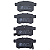Pastilha De Freio Traseira Honda Civic 1.8/2.0 08/16 Accord 2.0/2.4/3.5 08/ Ecopads - Imagem 1